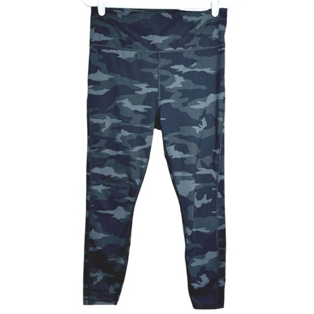 Athleta Ultimate Stash High Rise Camo Leggings Green Size M